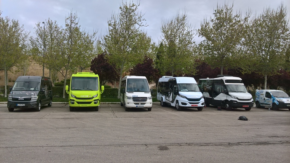 Učesnici na Minibus testu u Madridu. Foto: etransport.si